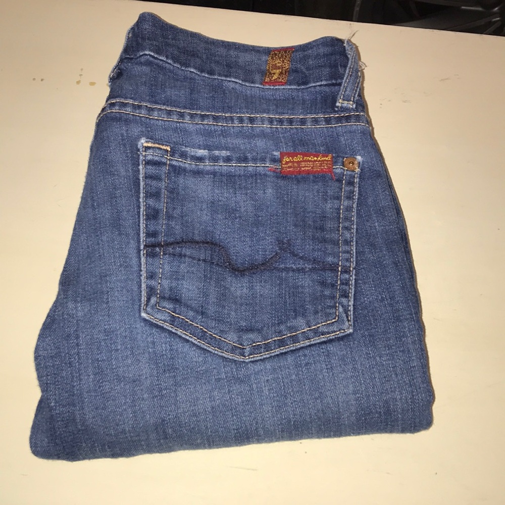 7 For All Mankind Kimmie Straight Jeans size 24